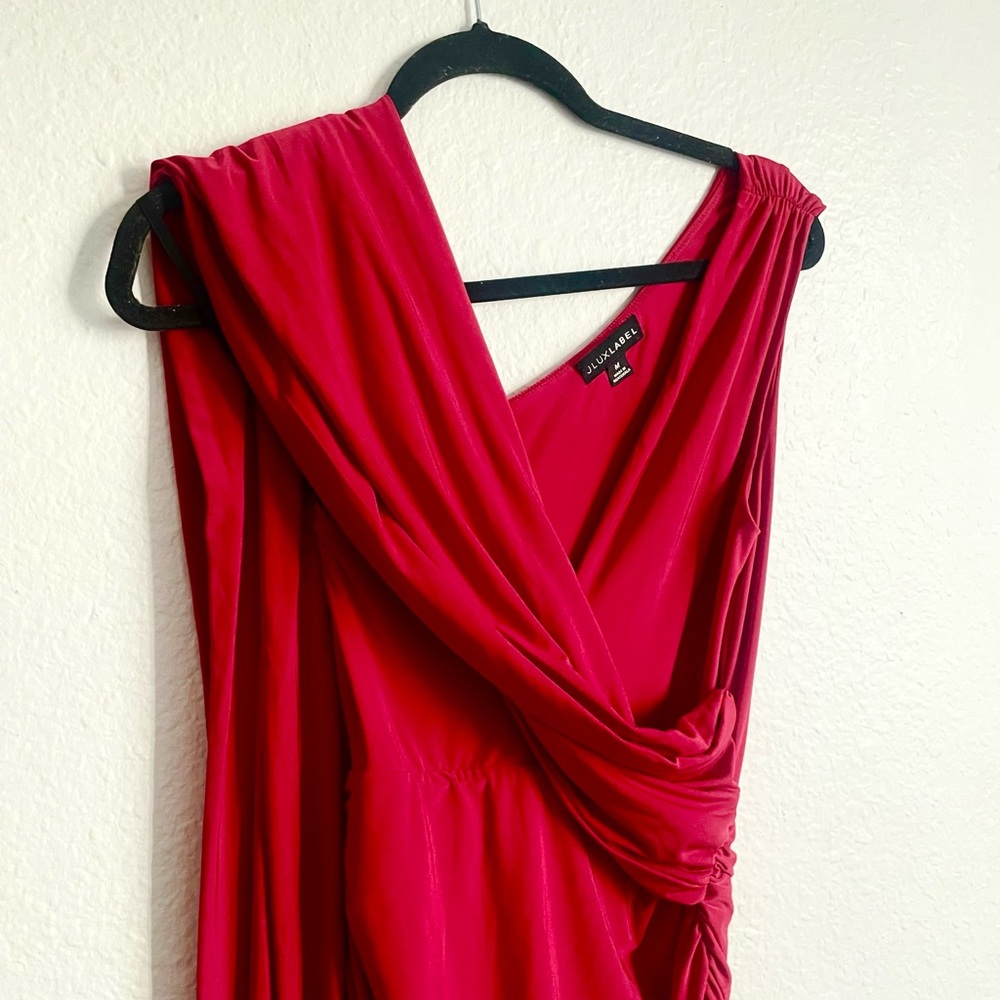 JLUXLABEL Multi-way Crimson Midi Dress - Picture 4 of 8